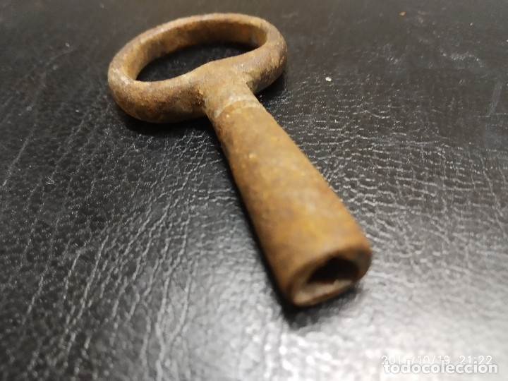 Herramientas de relojes: MUY ANTIGUA LLAVE DE RELOJ. - Foto 2