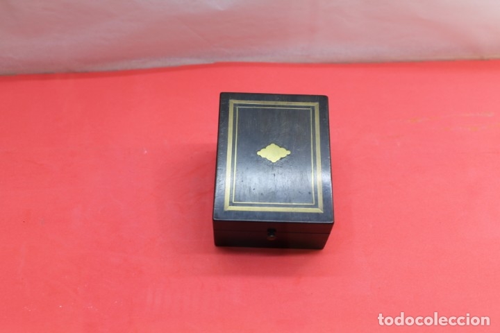 Herramientas de relojes: RELOJERA DE VIAJE CON FORMA DE CAJA EBONIZADA - Foto 1