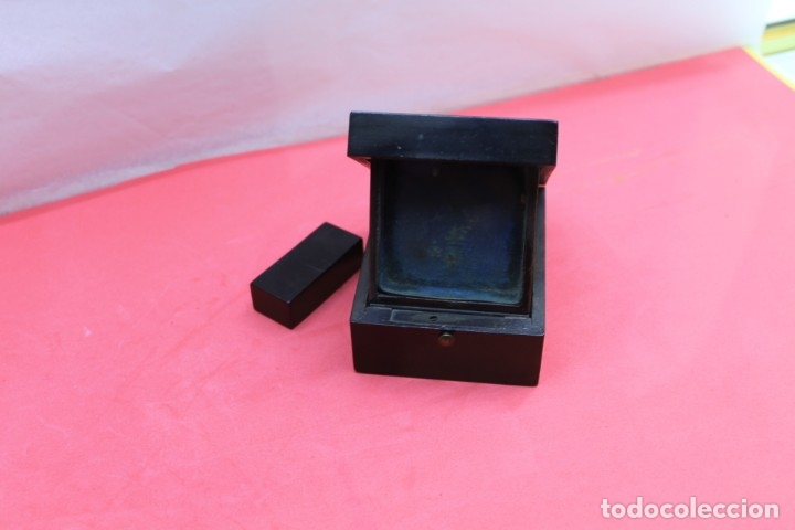 Herramientas de relojes: RELOJERA DE VIAJE CON FORMA DE CAJA EBONIZADA - Foto 7