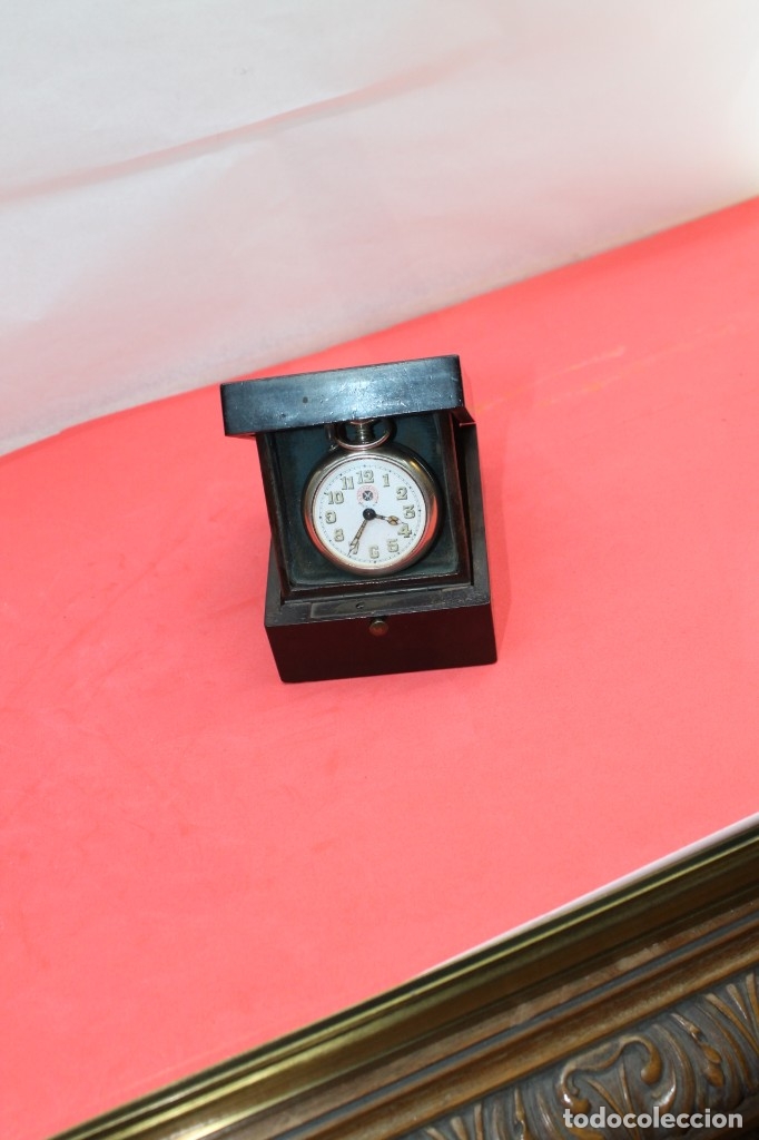 Herramientas de relojes: RELOJERA DE VIAJE CON FORMA DE CAJA EBONIZADA - Foto 9