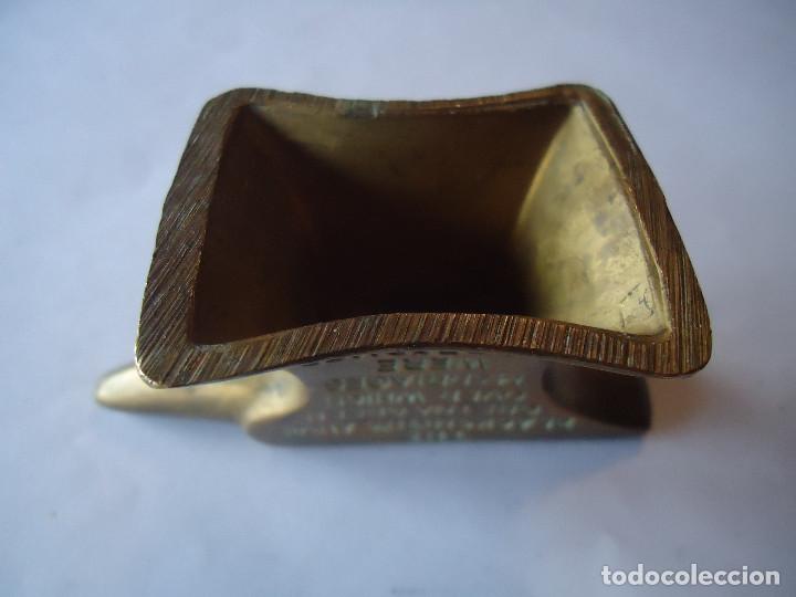 Herramientas de relojes: ANTIGUO YUNQUE DE RELOJERO DE BRONCE CON INSCRIBCION. -- 6 - Foto 3