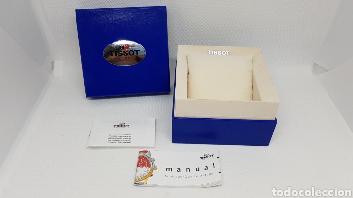 Herramientas de relojes: ESTUCHE RELOJ TISSOT CON DOCUMENTACION - Foto 1