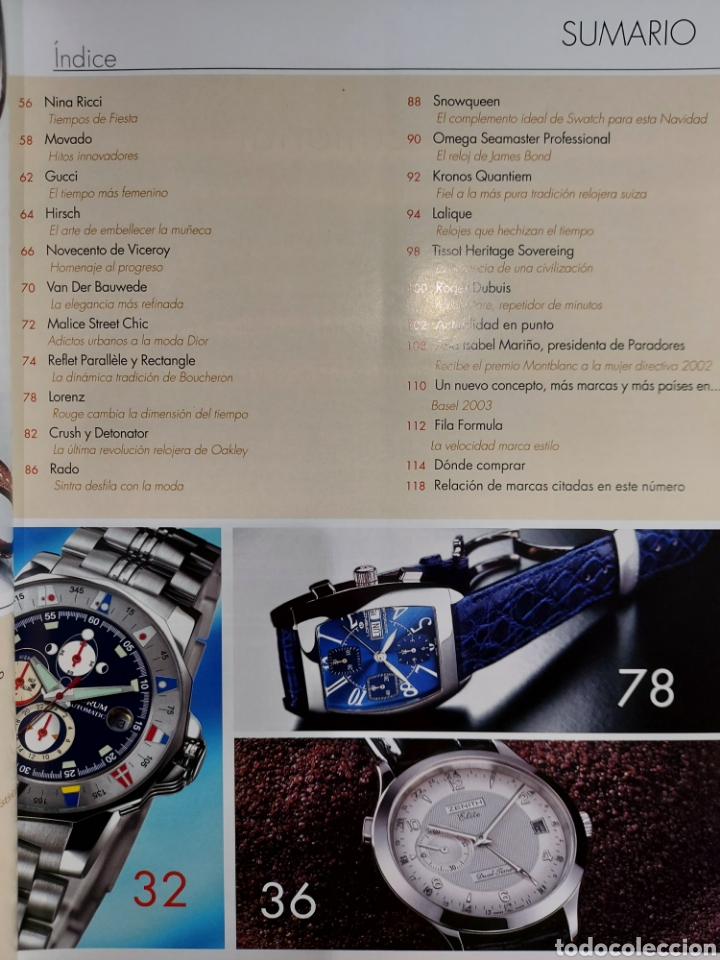 Herramientas de relojes: Relojes Revista N 80 Enero de 2003 - Foto 2