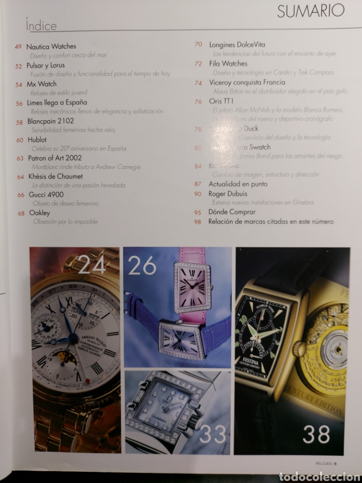 Herramientas de relojes: Relojes Revista N 77 Julio de 2002 - Foto 2