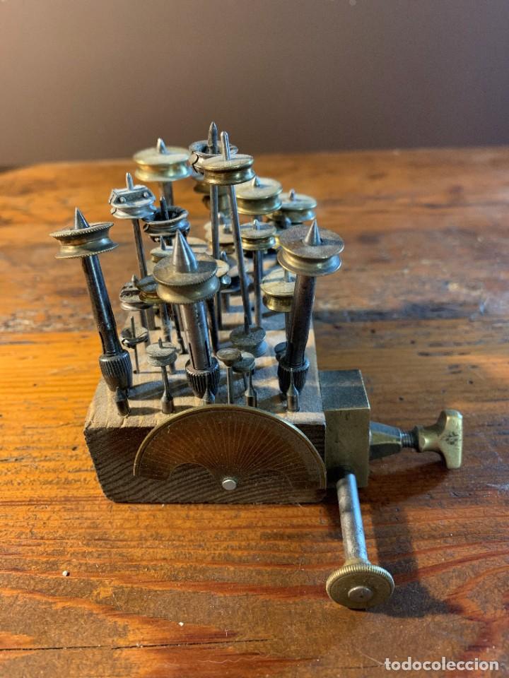 Herramientas de relojes: Antiguo taller de joyero restaurado - Foto 9