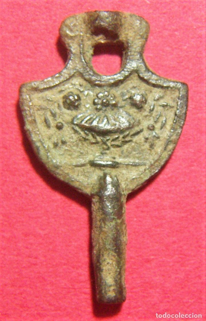 Herramientas de relojes: VIEJA LLAVE DE RELOJ DE BOLSILLO - Foto 1