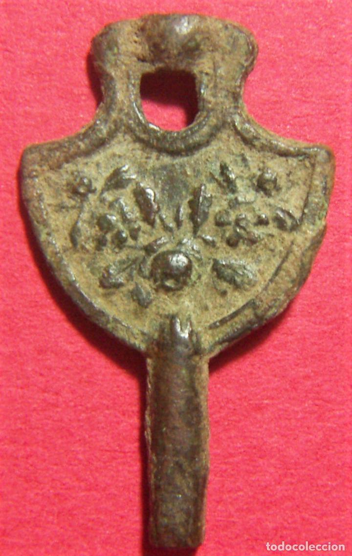 Herramientas de relojes: VIEJA LLAVE DE RELOJ DE BOLSILLO - Foto 2
