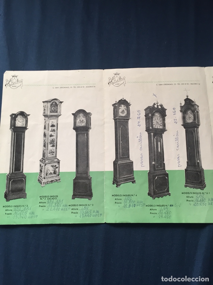 Herramientas de relojes: Cat&aacute;logo relojes estilo ingl&eacute;s Erik madrid - Foto 3