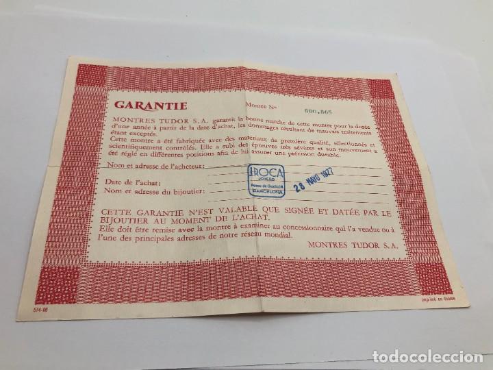 Herramientas de relojes: TUDOR RARE DOCUMENT PAPER WATCH REF 574.06 - Foto 1