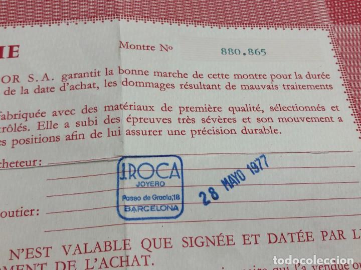 Herramientas de relojes: TUDOR RARE DOCUMENT PAPER WATCH REF 574.06 - Foto 3