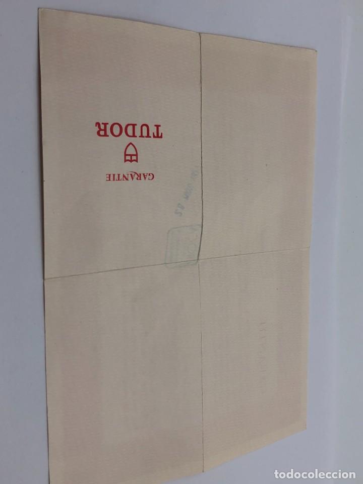 Herramientas de relojes: TUDOR RARE DOCUMENT PAPER WATCH REF 574.06 - Foto 5