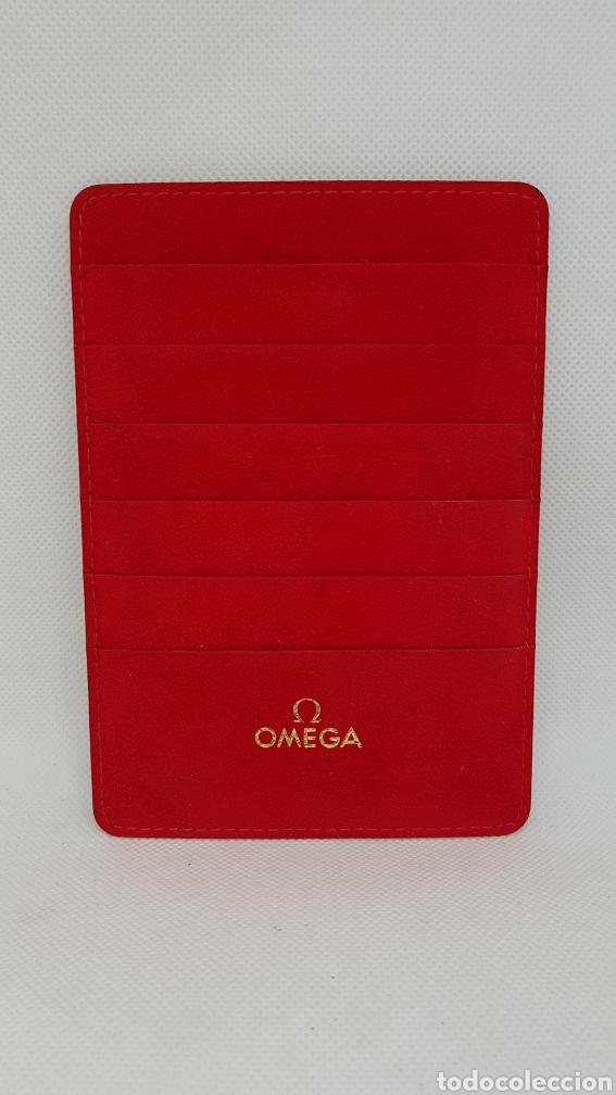 Herramientas de relojes: TARJETERO RELOJ OMEGA CARTERA - Foto 1
