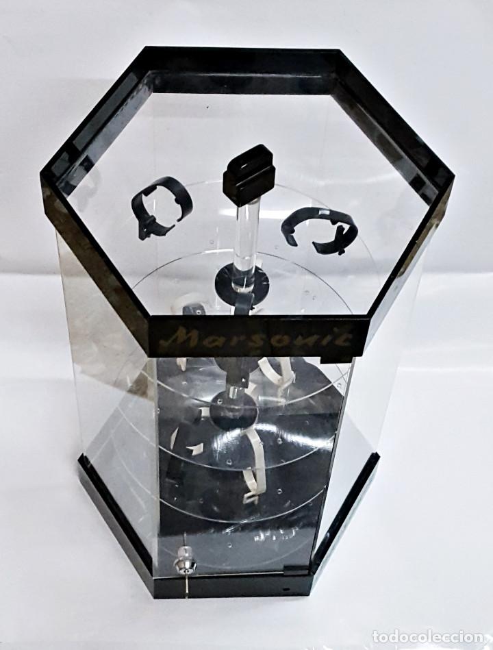 Herramientas de relojes: Expositor MARSONIC, para 48 relojes, con llave. - Foto 2