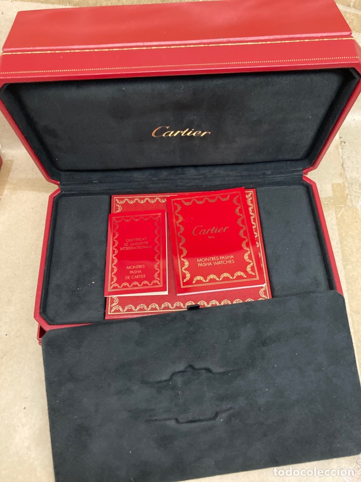 Herramientas de relojes: Caja Cartier con certificados - Foto 4