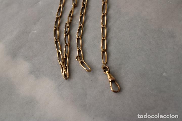 Herramientas de relojes: leontina chapada oro - Foto 3