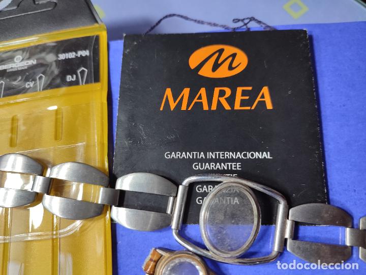 Herramientas de relojes: LOTE VARIADO DE COSAS DE RELOJES - Foto 6