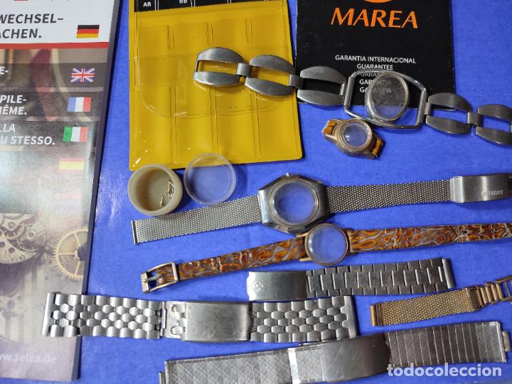 Herramientas de relojes: LOTE VARIADO DE COSAS DE RELOJES - Foto 8