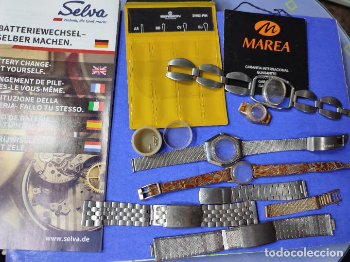 Herramientas de relojes: LOTE VARIADO DE COSAS DE RELOJES - Foto 10