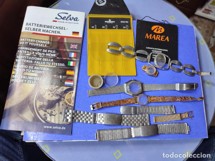 Herramientas de relojes: LOTE VARIADO DE COSAS DE RELOJES - Foto 12