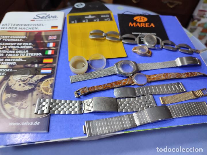 Herramientas de relojes: LOTE VARIADO DE COSAS DE RELOJES - Foto 13