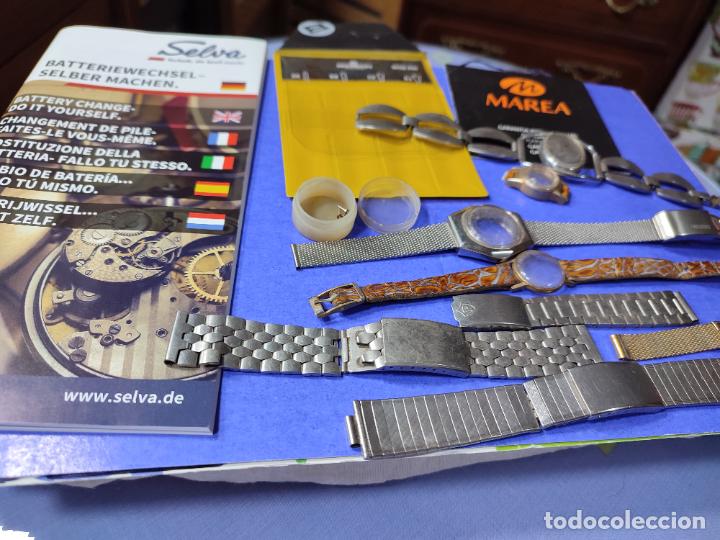 Herramientas de relojes: LOTE VARIADO DE COSAS DE RELOJES - Foto 14