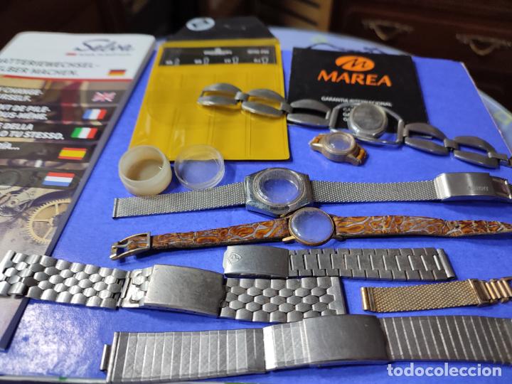 Herramientas de relojes: LOTE VARIADO DE COSAS DE RELOJES - Foto 15