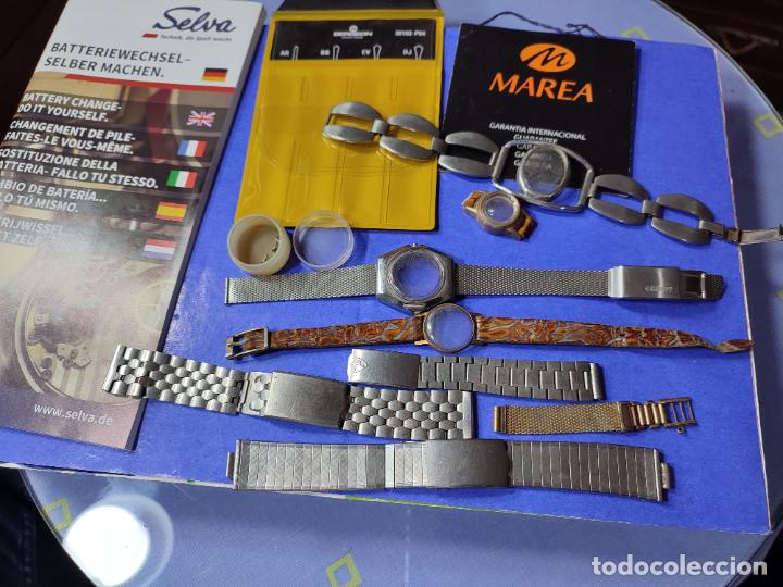 Herramientas de relojes: LOTE VARIADO DE COSAS DE RELOJES - Foto 19