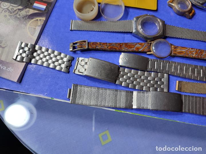 Herramientas de relojes: LOTE VARIADO DE COSAS DE RELOJES - Foto 21