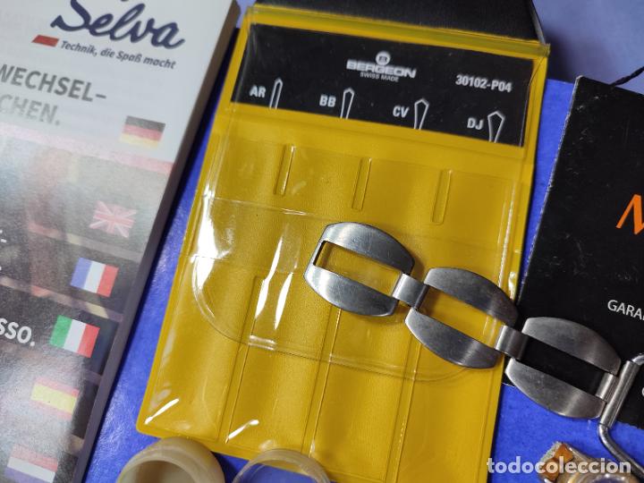 Herramientas de relojes: LOTE VARIADO DE COSAS DE RELOJES - Foto 27