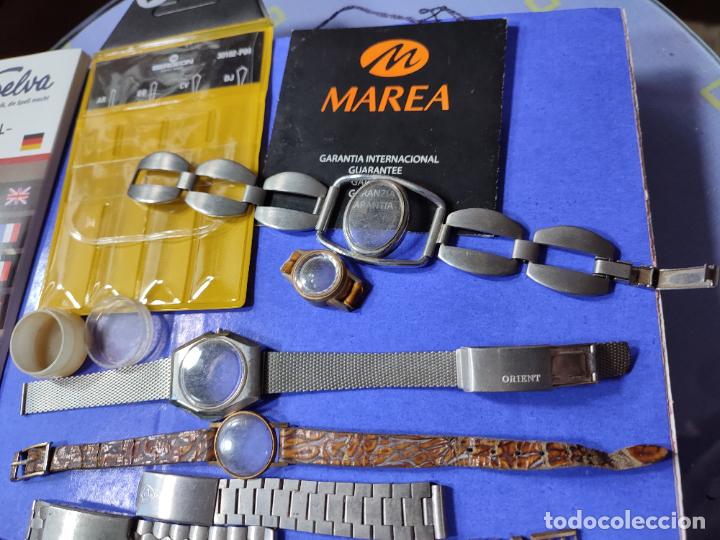 Herramientas de relojes: LOTE VARIADO DE COSAS DE RELOJES - Foto 28