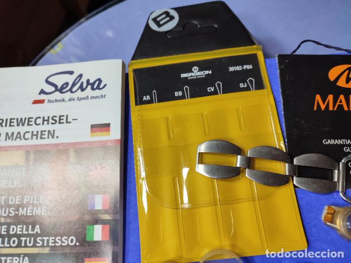 Herramientas de relojes: LOTE VARIADO DE COSAS DE RELOJES - Foto 30