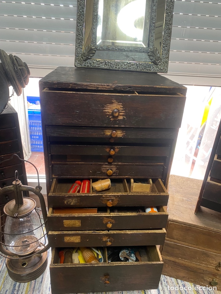 Herramientas de relojes: Mueble cajonero de relojero - Foto 4