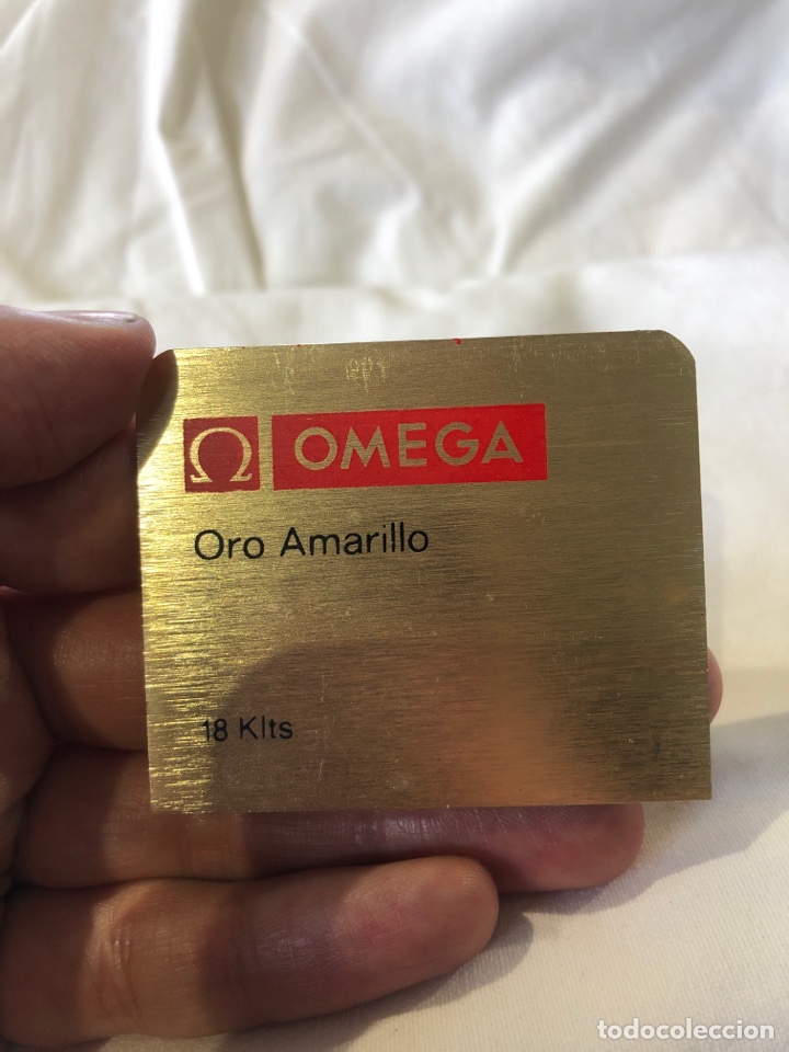 Herramientas de relojes: Display reloj Omega expositor, oro amarillo. (L10) - Foto 3