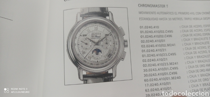 Herramientas de relojes: Libro cat&aacute;logo relojes ZENITH - coleccion III - Foto 6