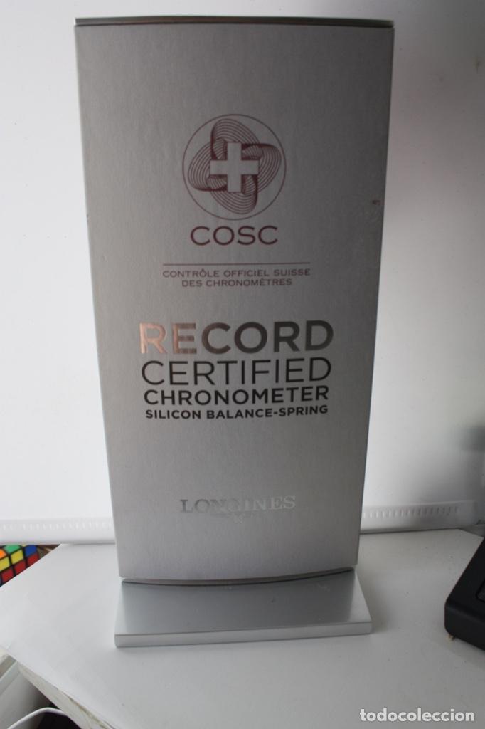 Herramientas de relojes: LONGINES LETREROCERTIFIED RECORD 28 CM - Foto 1