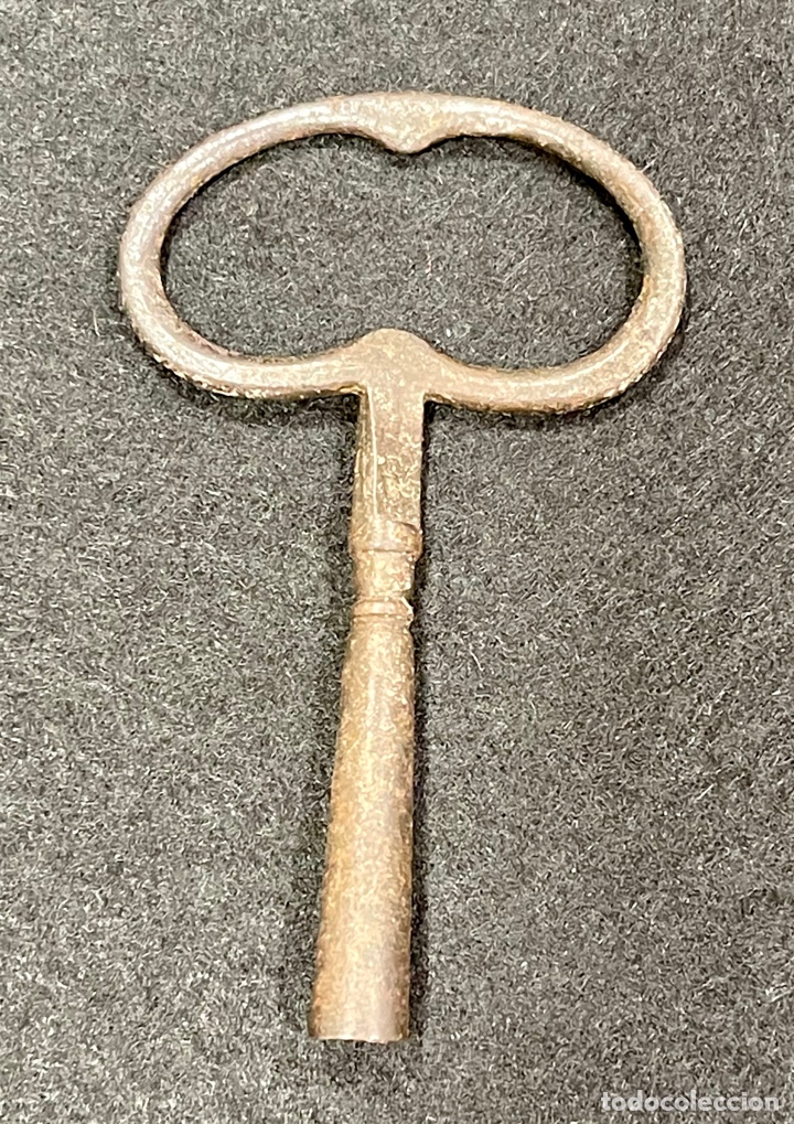 Herramientas de relojes: Antigua llave para reloj de pared. - Foto 1