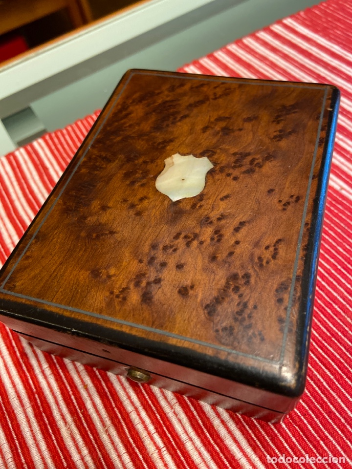 Herramientas de relojes: ANTIGUA CAJA DE MADERA PARA RELOJ GENEVE - Foto 3