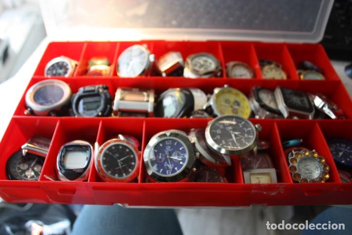 Herramientas de relojes: LOTE RELOJ : PARA PIEZAS ALGUNOS FUNCIONAN - Foto 1