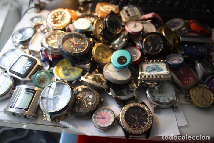 Herramientas de relojes: LOTE RELOJ : PARA PIEZAS ALGUNOS FUNCIONAN - Foto 2