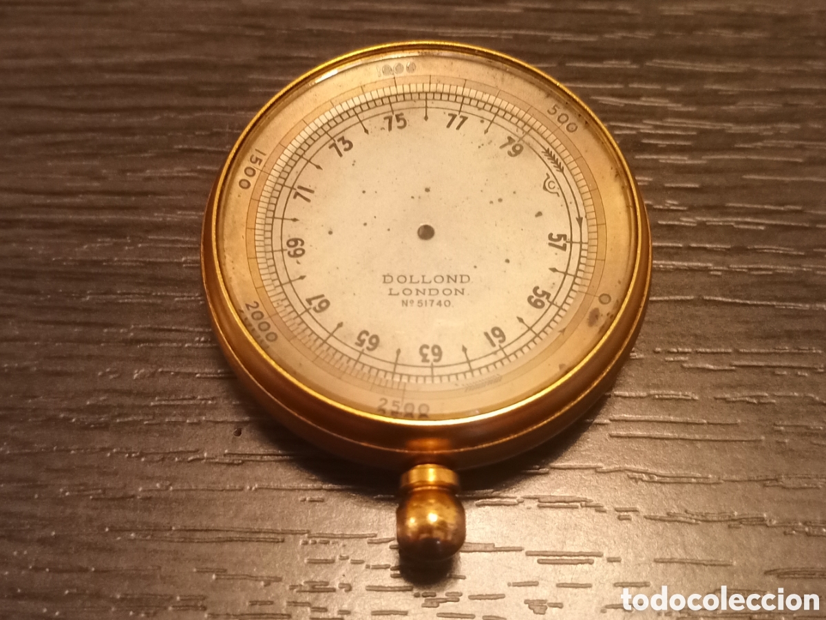 Herramientas de relojes: Antiguo Alt&iacute;metro - Bar&oacute;metro DOLLOND - Foto 2