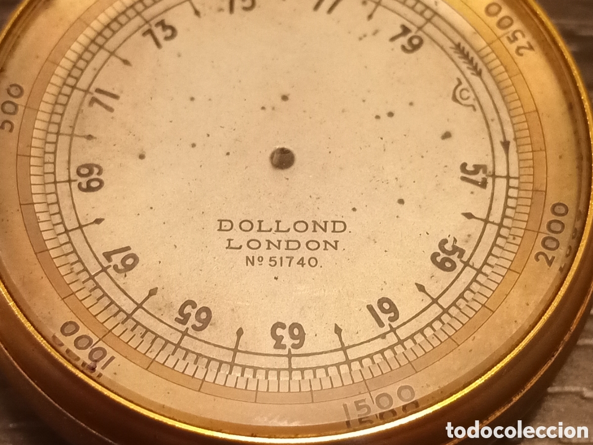 Herramientas de relojes: Antiguo Alt&iacute;metro - Bar&oacute;metro DOLLOND - Foto 5