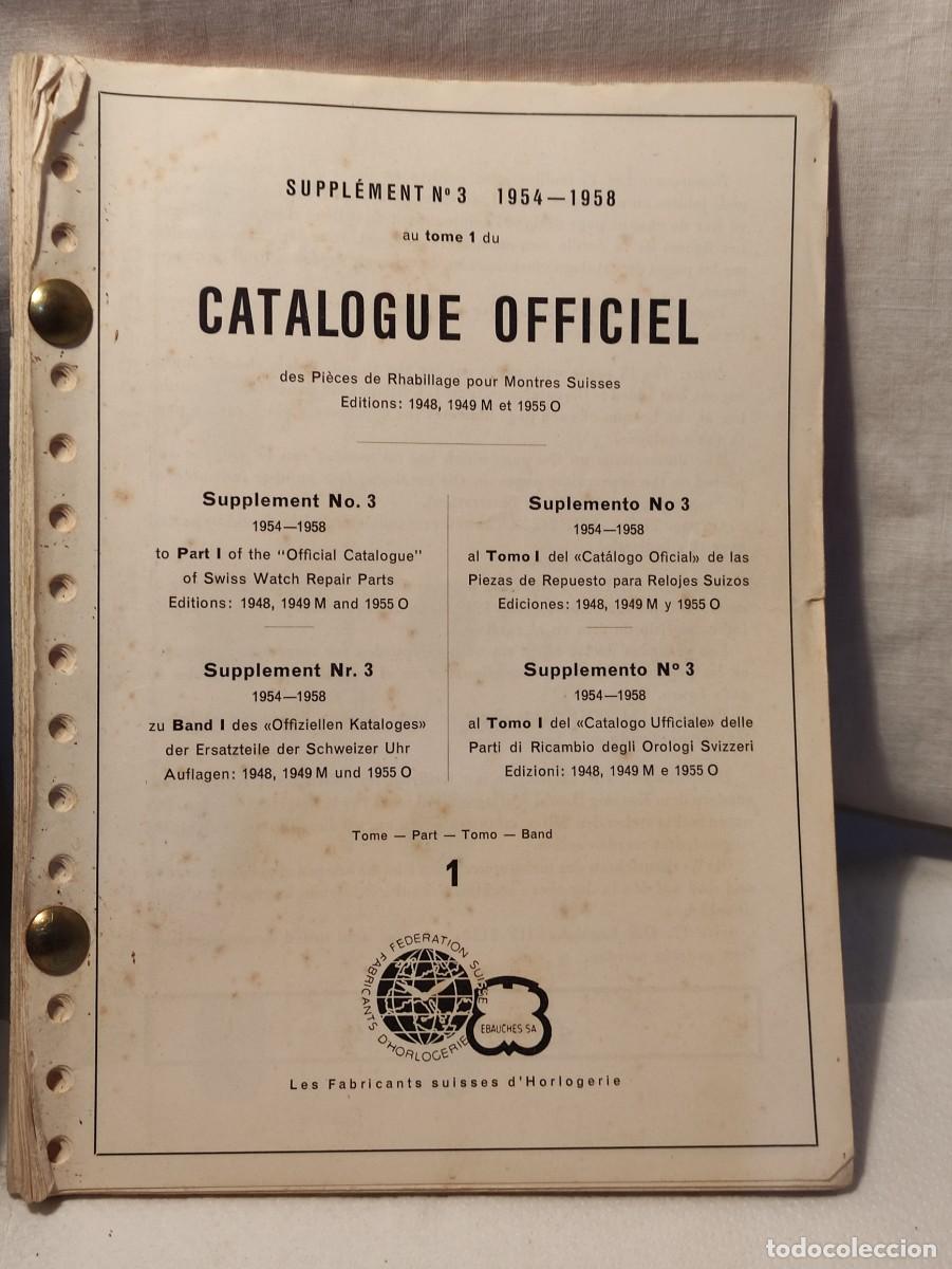 Herramientas de relojes: Cat&aacute;logo oficial reloj suizo - Foto 10