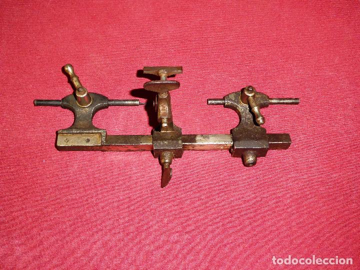Herramientas de relojes: ANTIGUO UTIL DE RELOJERO - TORNO - HERRAMIENTA MANUAL - Foto 1
