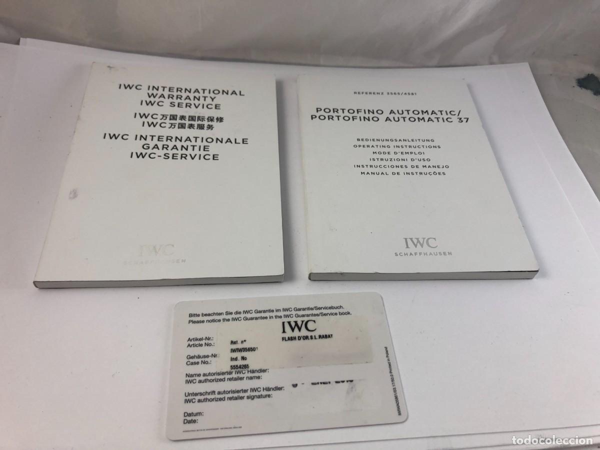 Herramientas de relojes: IWC Documentaci&oacute;n Reloj &rdquo;&rdquo; - Foto 1