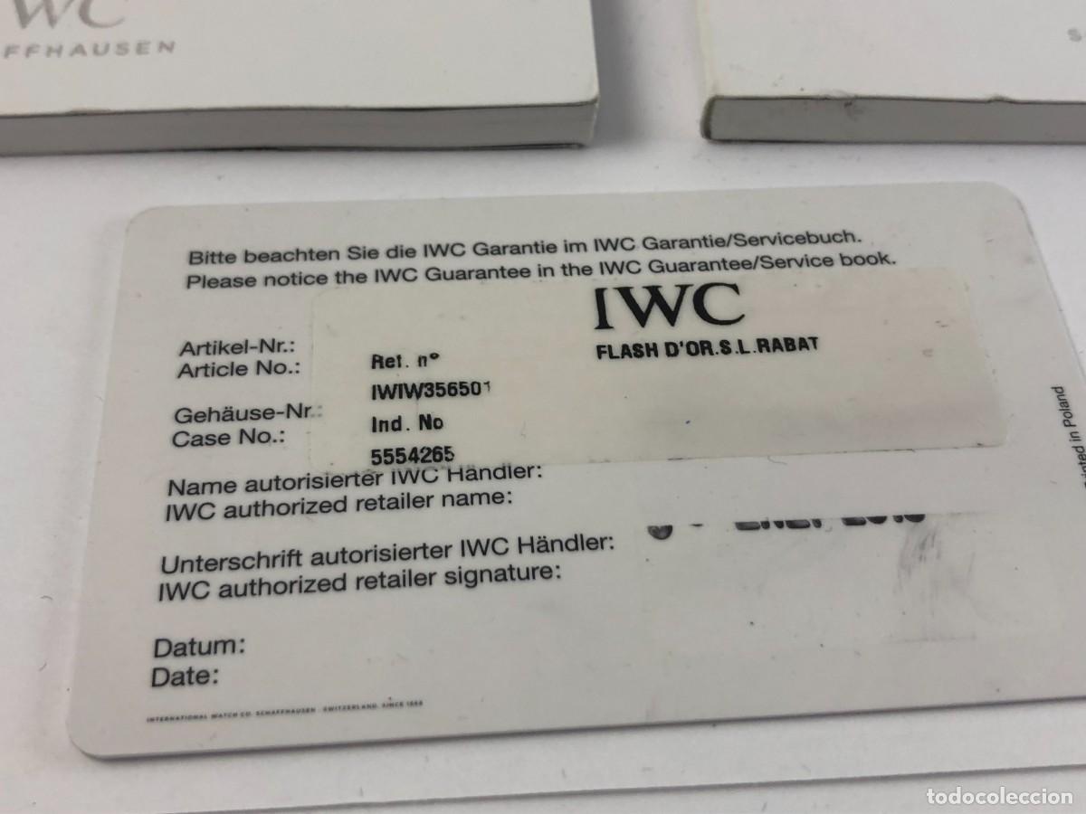 Herramientas de relojes: IWC Documentaci&oacute;n Reloj &rdquo;&rdquo; - Foto 3