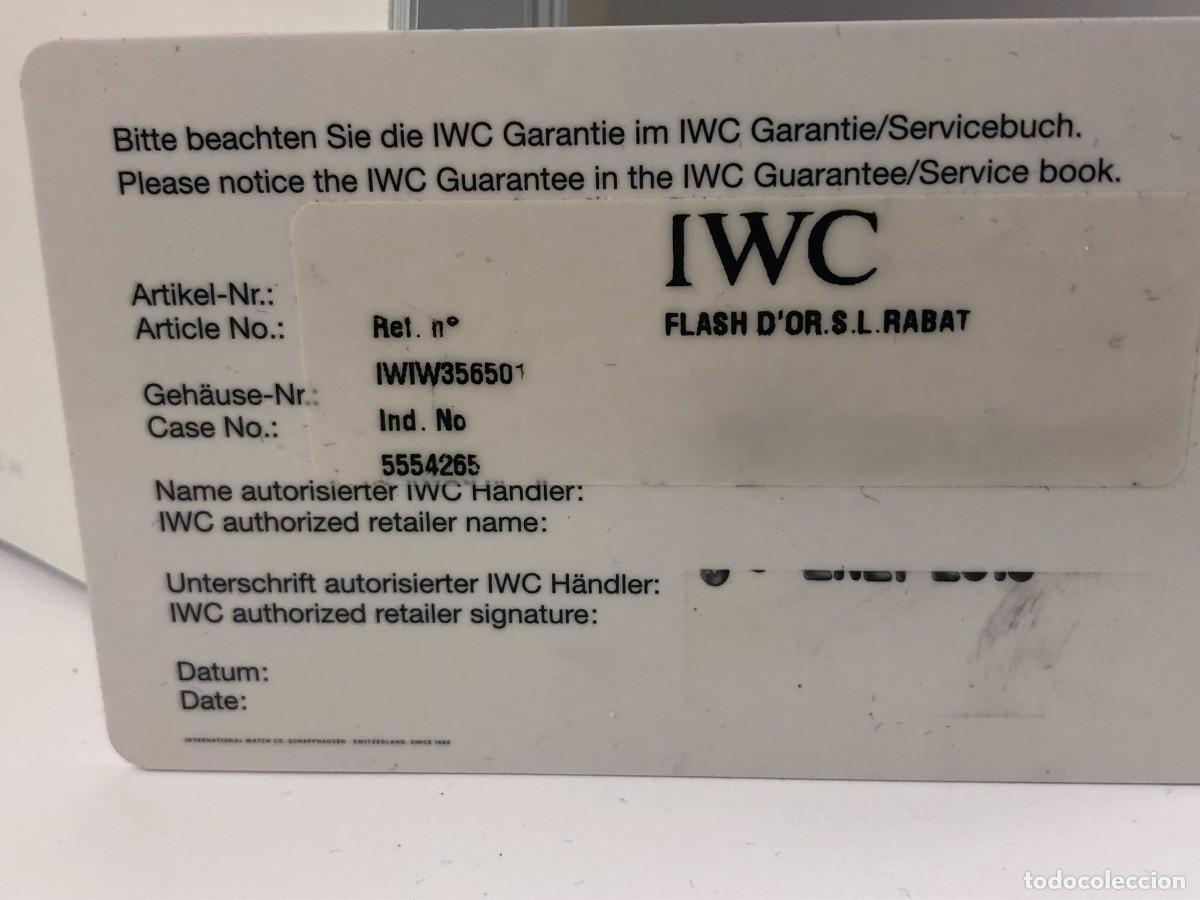 Herramientas de relojes: IWC Documentaci&oacute;n Reloj &rdquo;&rdquo; - Foto 6
