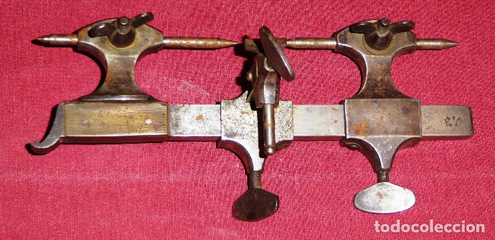 Herramientas de relojes: ANTIGUO UTIL DE RELOJERO - TORNO - HERRAMIENTA MANUAL - Foto 3