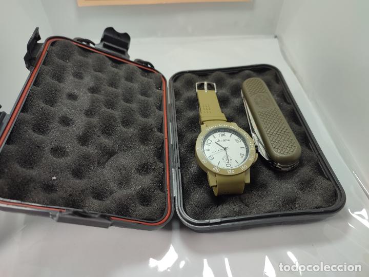 Herramientas de relojes: RELOJ, NAVAJA MULTIUSO Y CONTAINER, militar, E.T. supervivencia - Foto 3