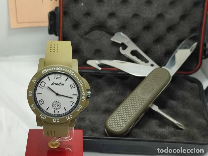 Herramientas de relojes: RELOJ, NAVAJA MULTIUSO Y CONTAINER, militar, E.T. supervivencia - Foto 4