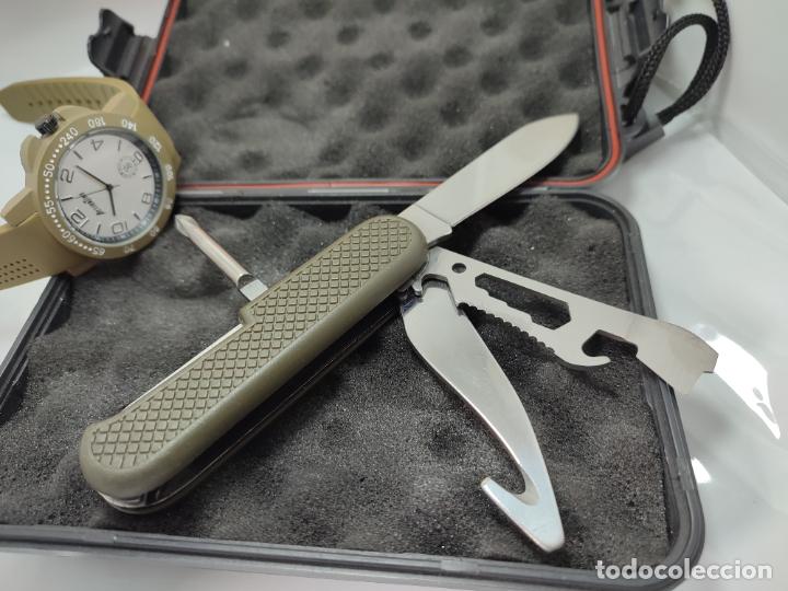 Herramientas de relojes: RELOJ, NAVAJA MULTIUSO Y CONTAINER, militar, E.T. supervivencia - Foto 26